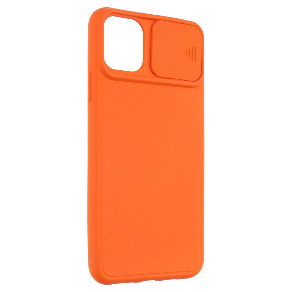 Чохол накладка для iPhone 11 Pro Max HIDE CAMERA Помаранчева (Orange) 84119 фото