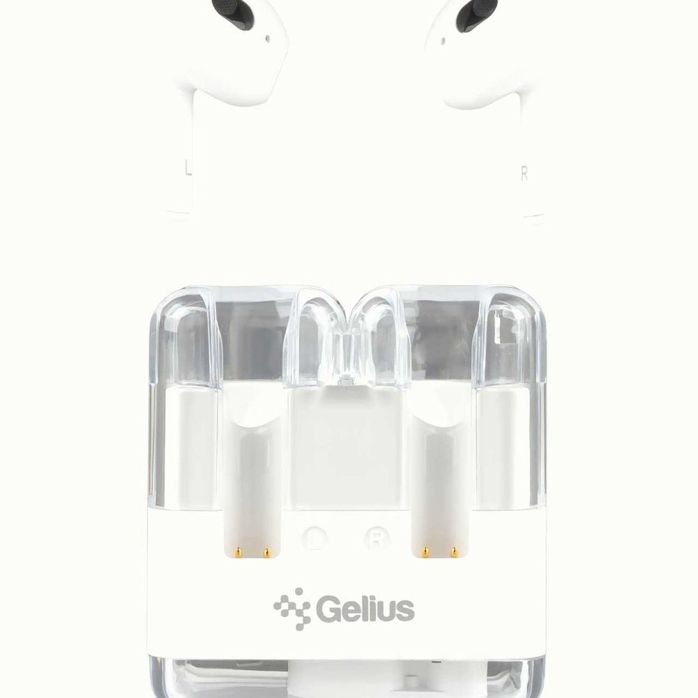 Бездротові навушники вкладиші Gelius Monster GP-TWS043 Білі (White) 137492 фото