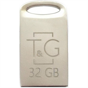 USB Флеш 32Gb T&G 105 Metal (USB 2.0) Срібна (Silver) 145868 фото