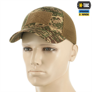 Бейсболка M-Tac з сіткою ріп-стоп NGU Camo L/XL (40596022-L/XL) Зелена (Green) 217579 фото