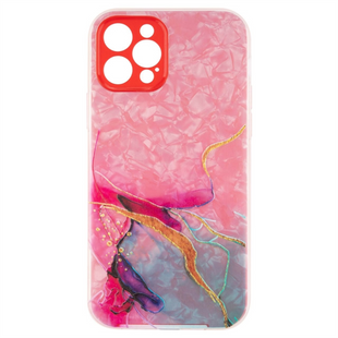Чохол накладка для iPhone 12 Pro Mramor Case Червона (Red) 96291 фото