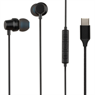 Навушники з мікрофоном Proove Scape C1 Type-C Чорні (Black) 121706 фото