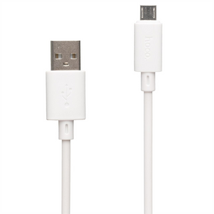 USB кабель Hoco X88 Gratified Micro-USB 2.4A Білий (White) 121756 фото