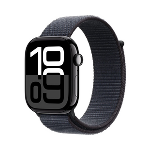 Смарт-годинник Apple Watch 10 GPS 42мм Jet Black Aluminium Case with Sport Loop - (MWWG3QH/A) Чорний (Ink) 176924 фото