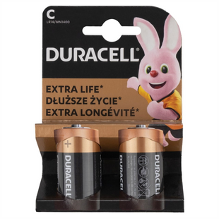 Батарейки LR14 Duracell 1шт. 104394 фото