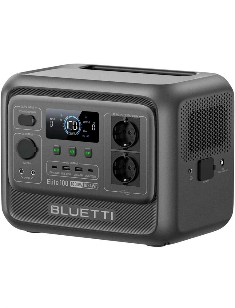 Портативна зарядна станція Bluetti Elite 100 V2 Сіра (Grey) 179580 фото