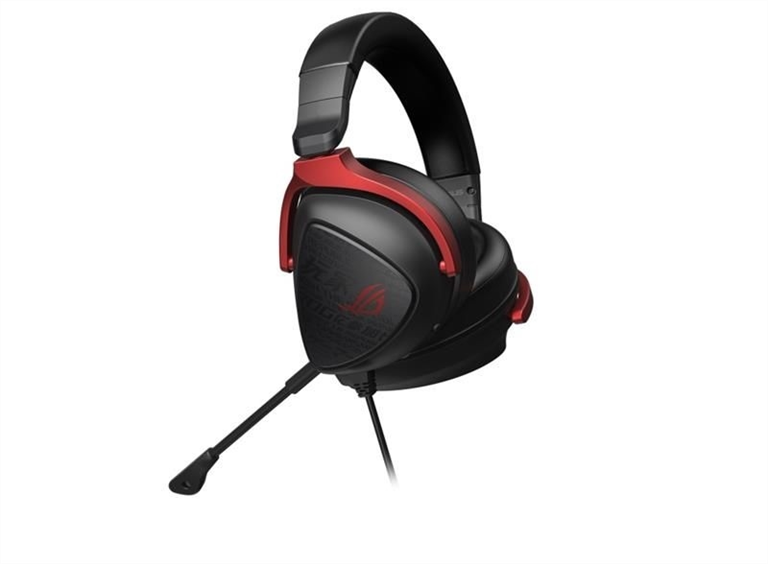 Навушники повнорозмірні накладні Asus ROG Delta S Core (90YH03JC-B1UA00) Чорні Червоні (Black Red) 211794 фото