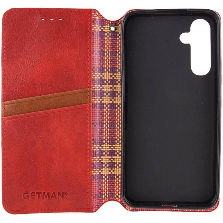 Чохол кейс для Samsung A57 5G GETMAN Cubic (PU) Червоний (Red) 216748 фото