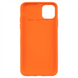 Чохол накладка для iPhone 11 Pro Max HIDE CAMERA Помаранчева (Orange) 84119 фото 5