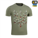 Футболка M-Tac Тризуб калина camo Зелена (Light Olive) (2XL) 235892 фото 6