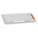 Клавіатура Bluetooth Logitech Pop Icon Keys Біла (White) 165429 фото 2