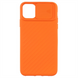 Чохол накладка для iPhone 11 Pro Max HIDE CAMERA Помаранчева (Orange) 84119 фото 3
