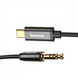 Кабель AUX Baseus Yiven Type-C M01 1.2м Чорний (Black) 77386 фото 3