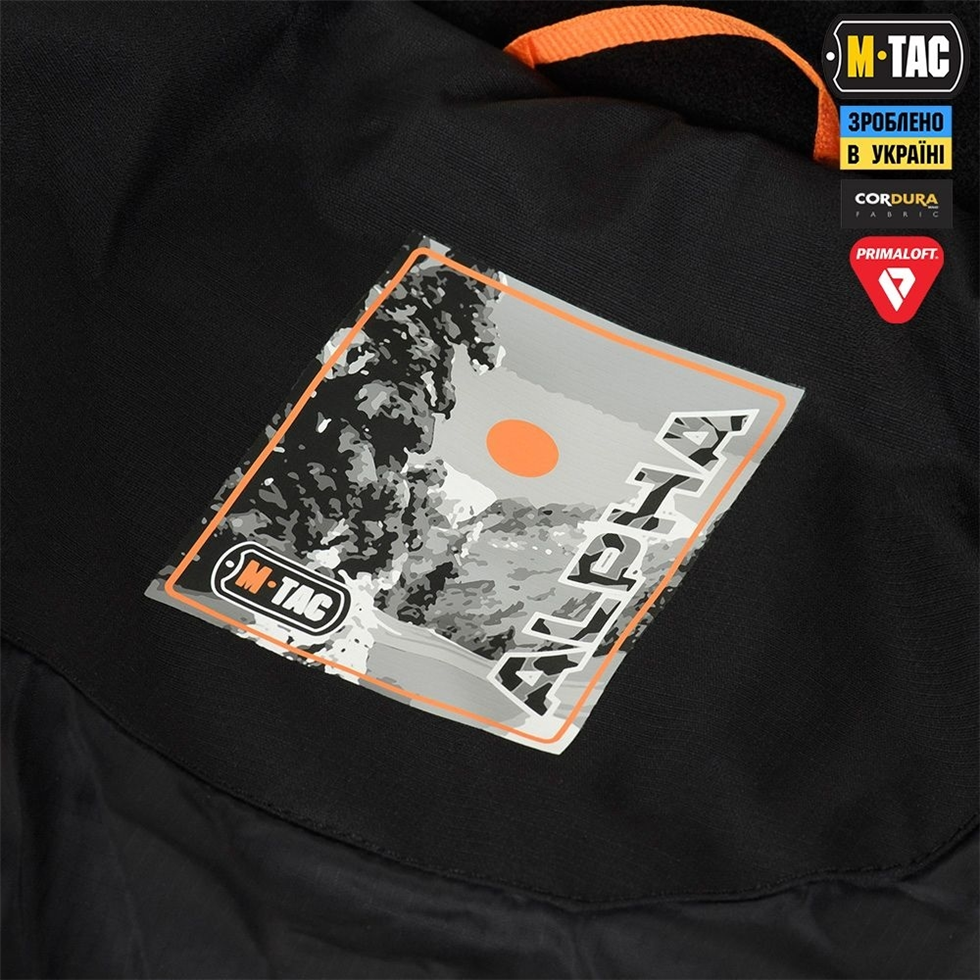 Куртка зимова M-Tac Alpha Gen.III Pro Primaloft Чорна (Black) (S/L) 230271 фото
