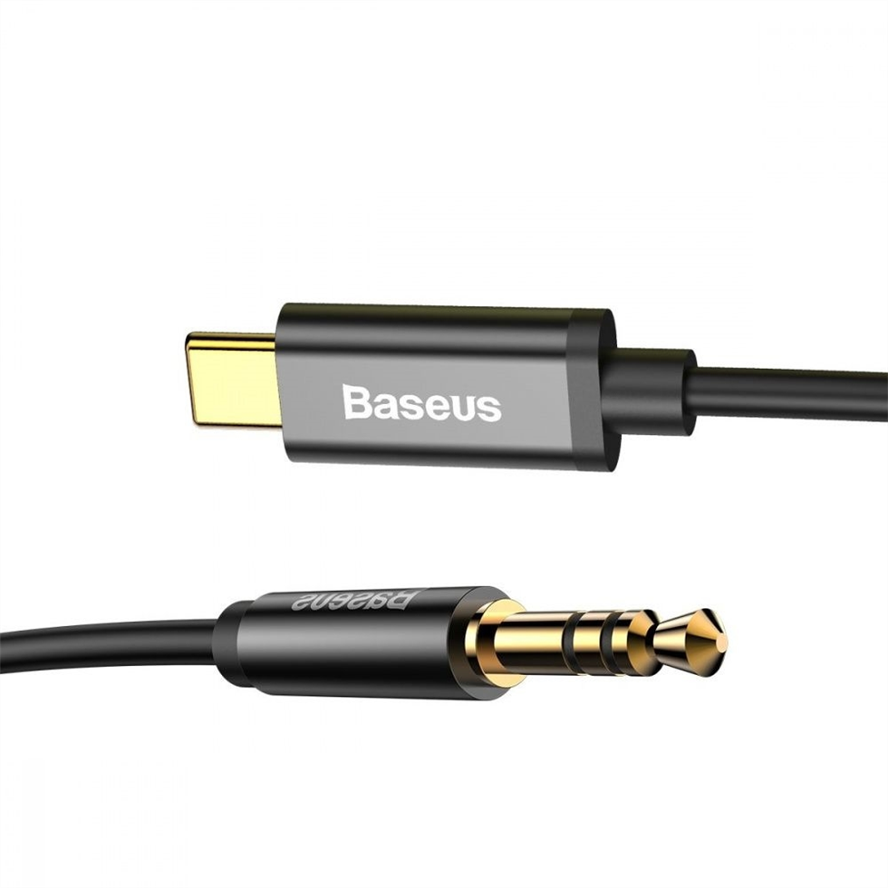 Кабель AUX Baseus Yiven Type-C M01 1.2м Чорний (Black) 77386 фото