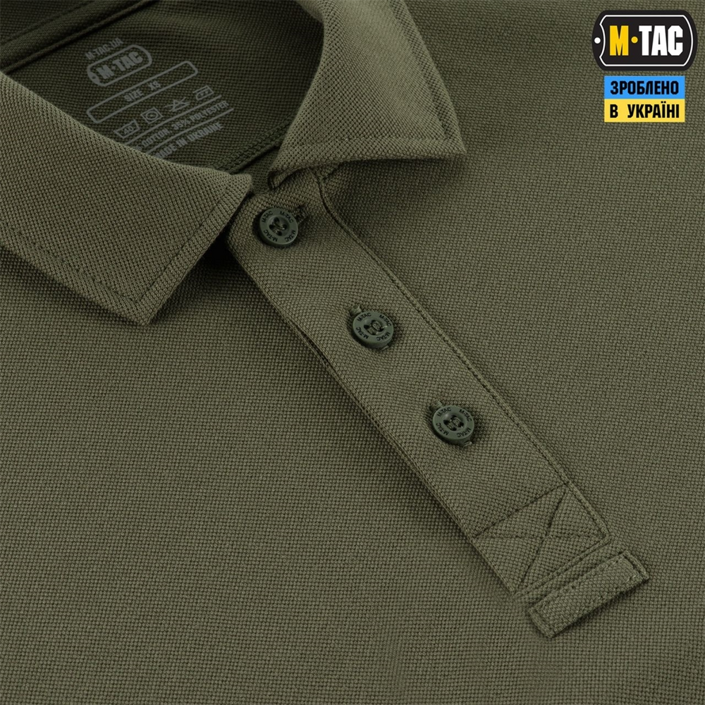 Поло M-Tac Basic 65/35 Зелене (Army Olive) (XS) 232122 фото