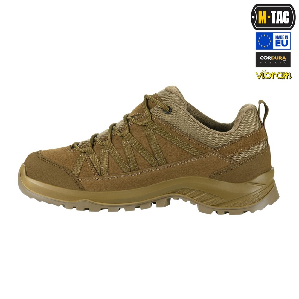 Кросівки тактичні M-Tac Combat Pro Line Коричневі (Coyote) (36) 229075 фото