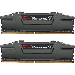 Модуль пам'яті DDR4 2x8GB/3200 G.Skill Ripjaws V (F4-3200C16D-16GVGB) Сірий (Grey) 209003 фото