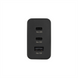 Зарядний пристрій Samsung 65W Power Adapter (1 USB + 2 USB-C) (EP-T6530NBE) Чорний (Black) 135543 фото 3