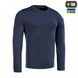 Футболка із довгим рукавом M-Tac 93/7 Синя (Dark Navy Blue) (XL) 235317 фото 2