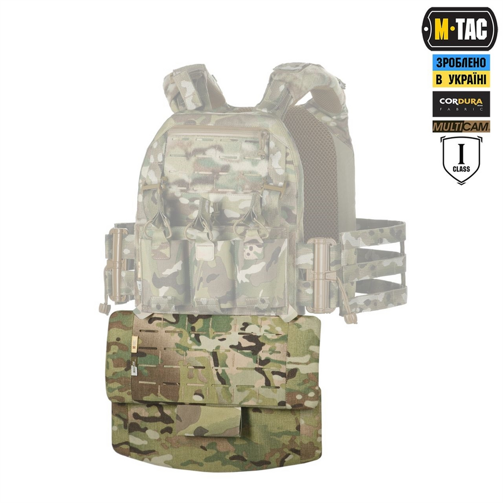 Захист живота M-Tac з балістичним пакетом 1 клас захисту Laser Cut Зелений (Multicam) 224857 фото