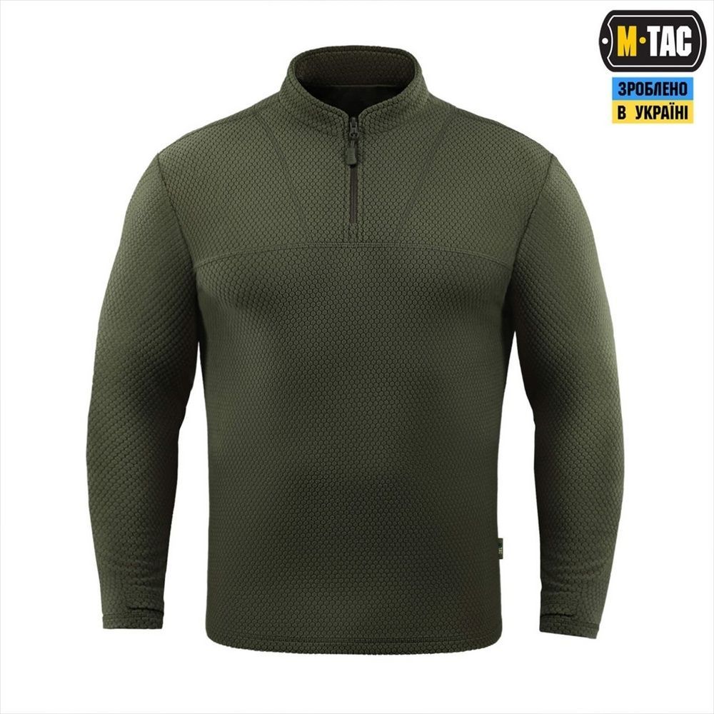 Термосорочка M-Tac фліс Delta Level 2 Hex Зелена (Army Olive) (L) 233876 фото