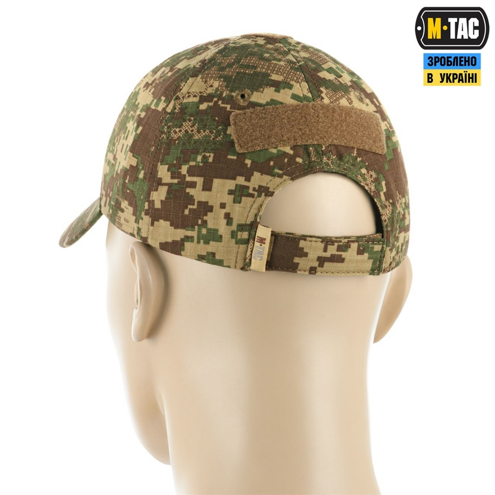 Бейсболка M-Tac ріп-стоп NGU Camo L/XL (40508022-L/XL) Зелена (Green) 217549 фото