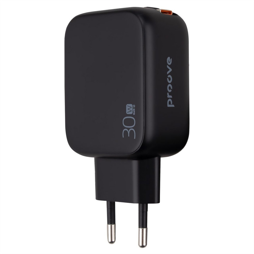 Зарядний пристрій Proove Fixtape GaN 30W (USB-C) Чорний (Black) 139999 фото