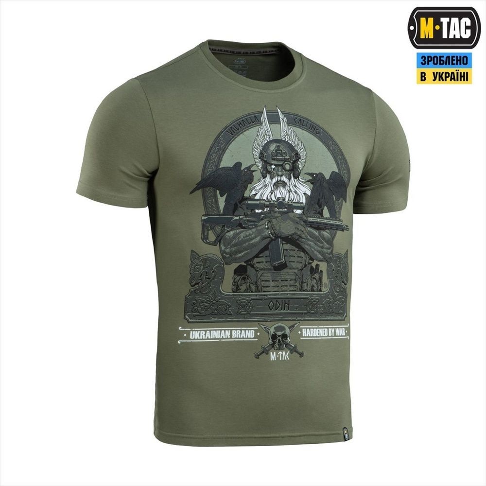Футболка M-Tac Odin Зелена (Light Olive) (XS) 234836 фото