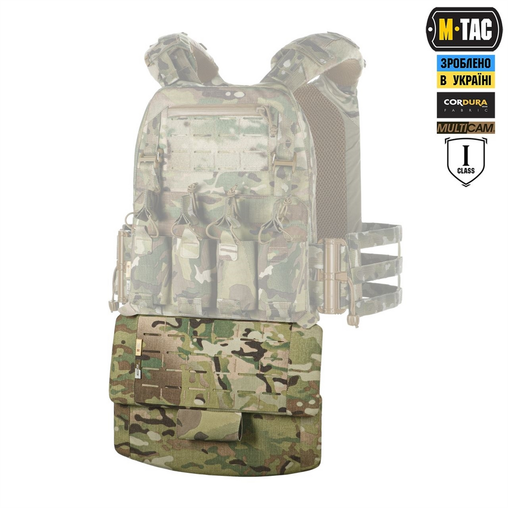 Захист живота M-Tac з балістичним пакетом 1 клас захисту Laser Cut Зелений (Multicam) 224857 фото