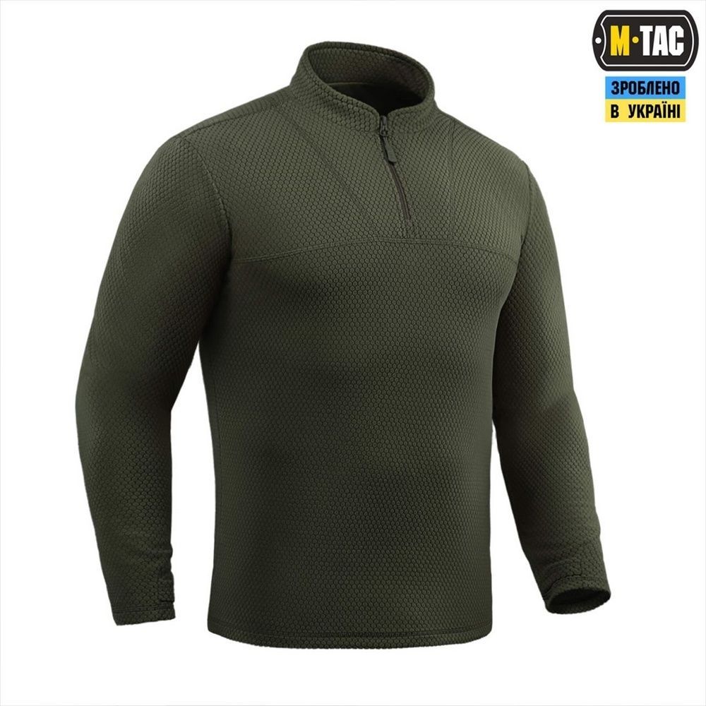 Термосорочка M-Tac фліс Delta Level 2 Hex Зелена (Army Olive) (L) 233876 фото
