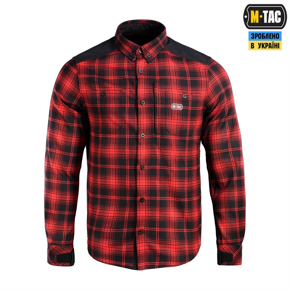 Сорочка M-Tac Redneck Shirt Червона Чорна (Red Black) (XS/R) 233364 фото