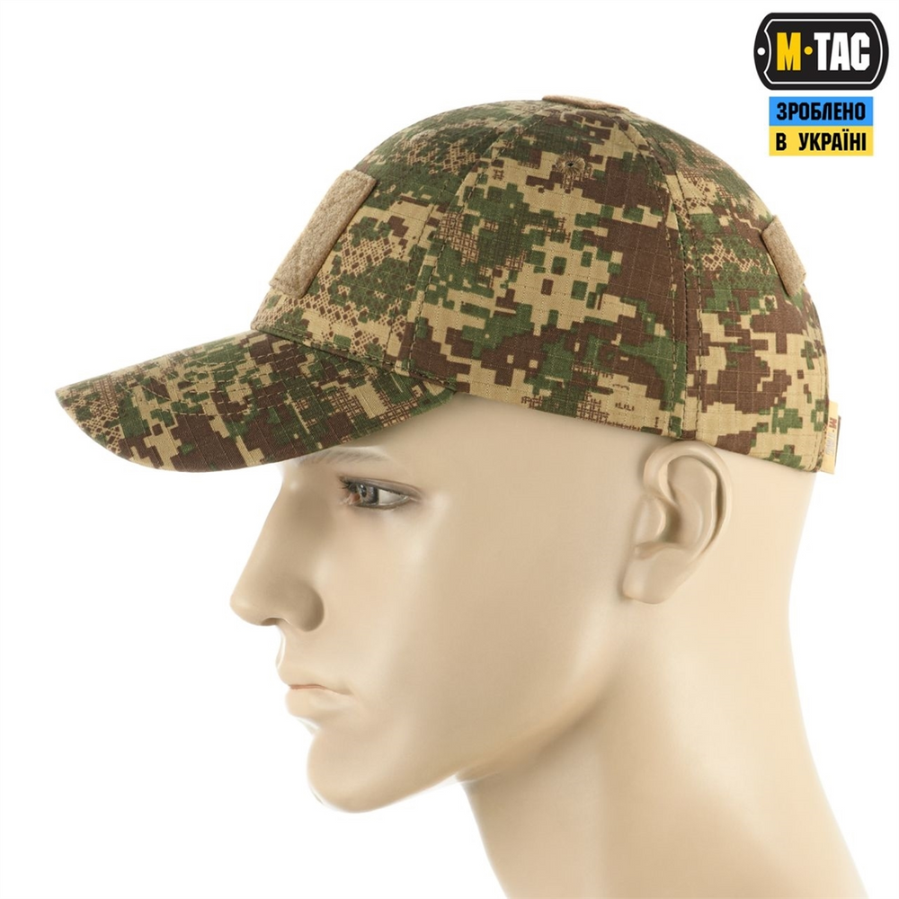 Бейсболка M-Tac ріп-стоп NGU Camo L/XL (40508022-L/XL) Зелена (Green) 217549 фото