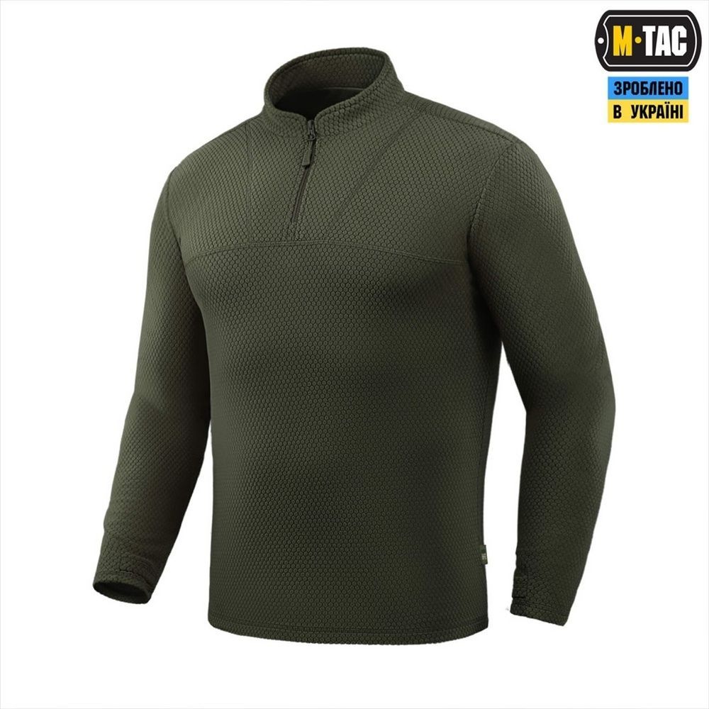 Термосорочка M-Tac фліс Delta Level 2 Hex Зелена (Army Olive) (L) 233876 фото