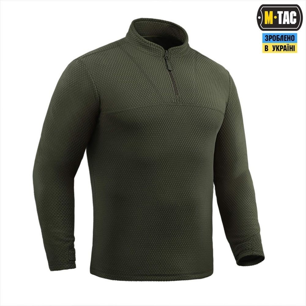 Термосорочка M-Tac фліс Delta Level 2 Hex Зелена (Army Olive) (L) 233876 фото