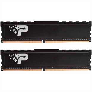 Модуль пам'яті DDR4 2x16GB/3200 Patriot Signature Line Premium (PSP432G3200KH1) Чорний (Black) 208372 фото