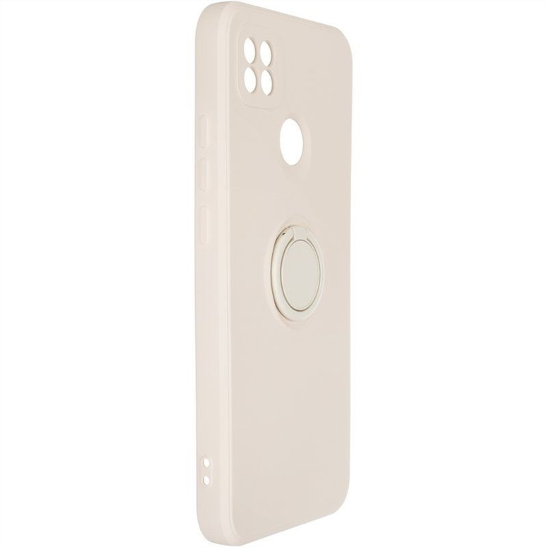 Чохол накладка для Xiaomi Redmi 9С Gelius Ring Holder Case Бежева (Ivory White) 180174 фото