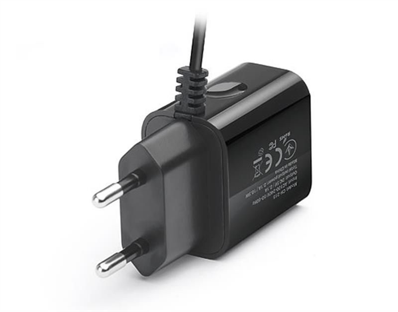 Зарядний пристрій REAL-EL CH-217 (USB, 2.1A) + кабель Lightning Чорний (Black) 165793 фото