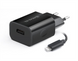 Зарядний пристрій REAL-EL CH-217 (USB, 2.1A) + кабель Lightning Чорний (Black) 165793 фото 1