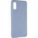 Чохол накладка для Samsung A02 Full Soft Case Сіра (Grey) 181356 фото 5