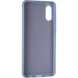Чохол накладка для Samsung A02 Full Soft Case Сіра (Grey) 181356 фото 3