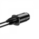 Автомобільний зарядний пристрій Baseus Square Metal PD 3.0 QC 4.0+ 30W USB+Type-C Чорний (Black) 74697 фото 4