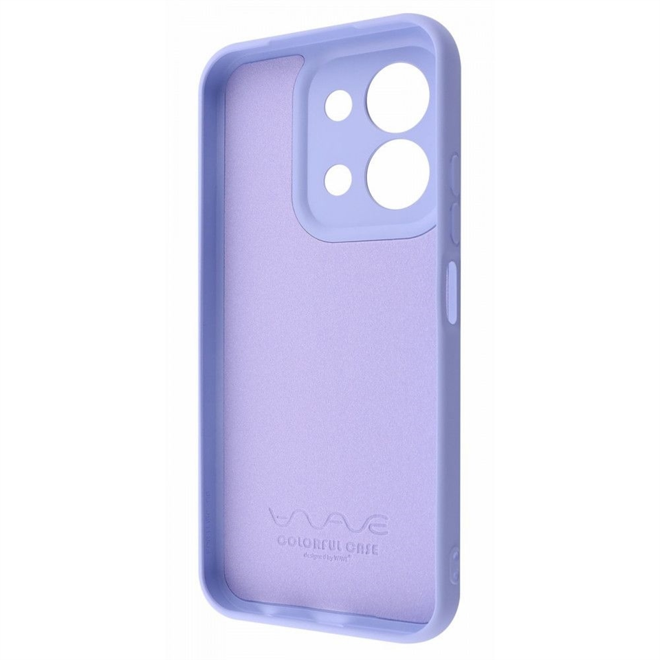 Чохол накладка для Xiaomi Redmi 15C (European) 173.2mm Wave Colorful Case (TPU) Фіолетова (Lavender Gray) 213547 фото