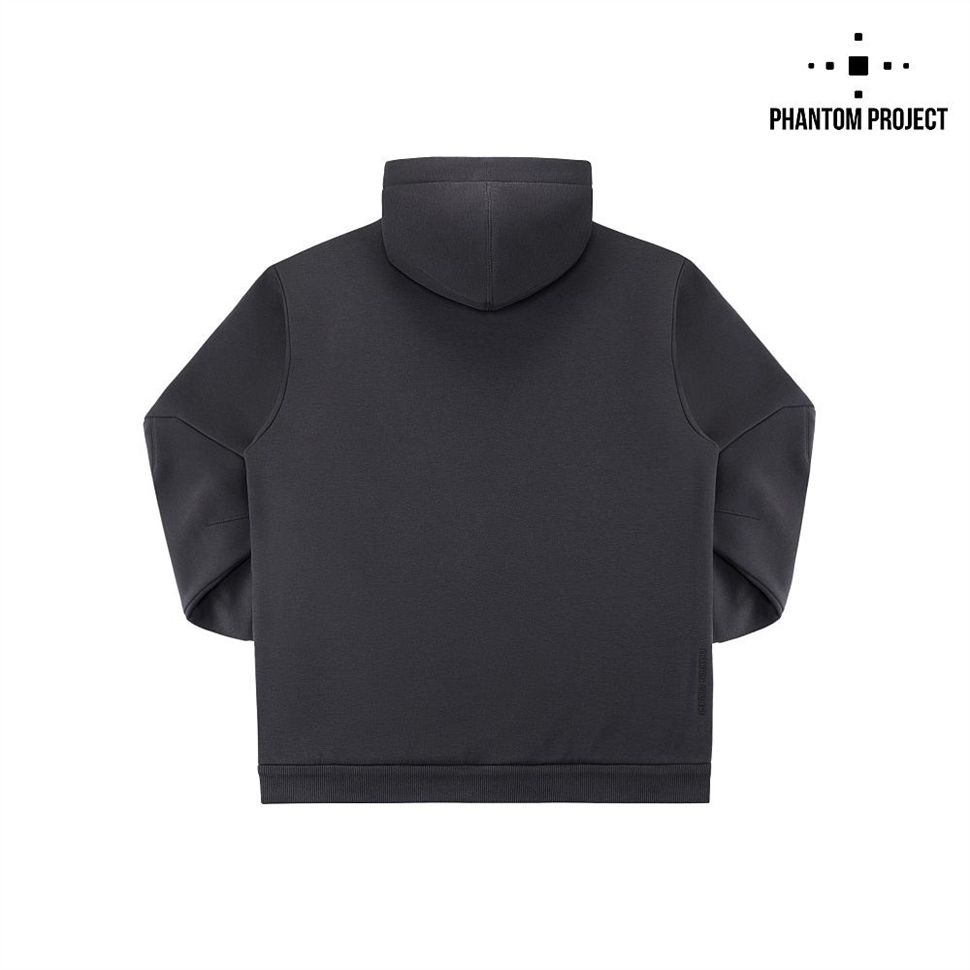 Кофта Phantom Project/M-Tac Hoodie Zipper semi-raglan PE Сіра (Dark Grey) (XL) 240388 фото