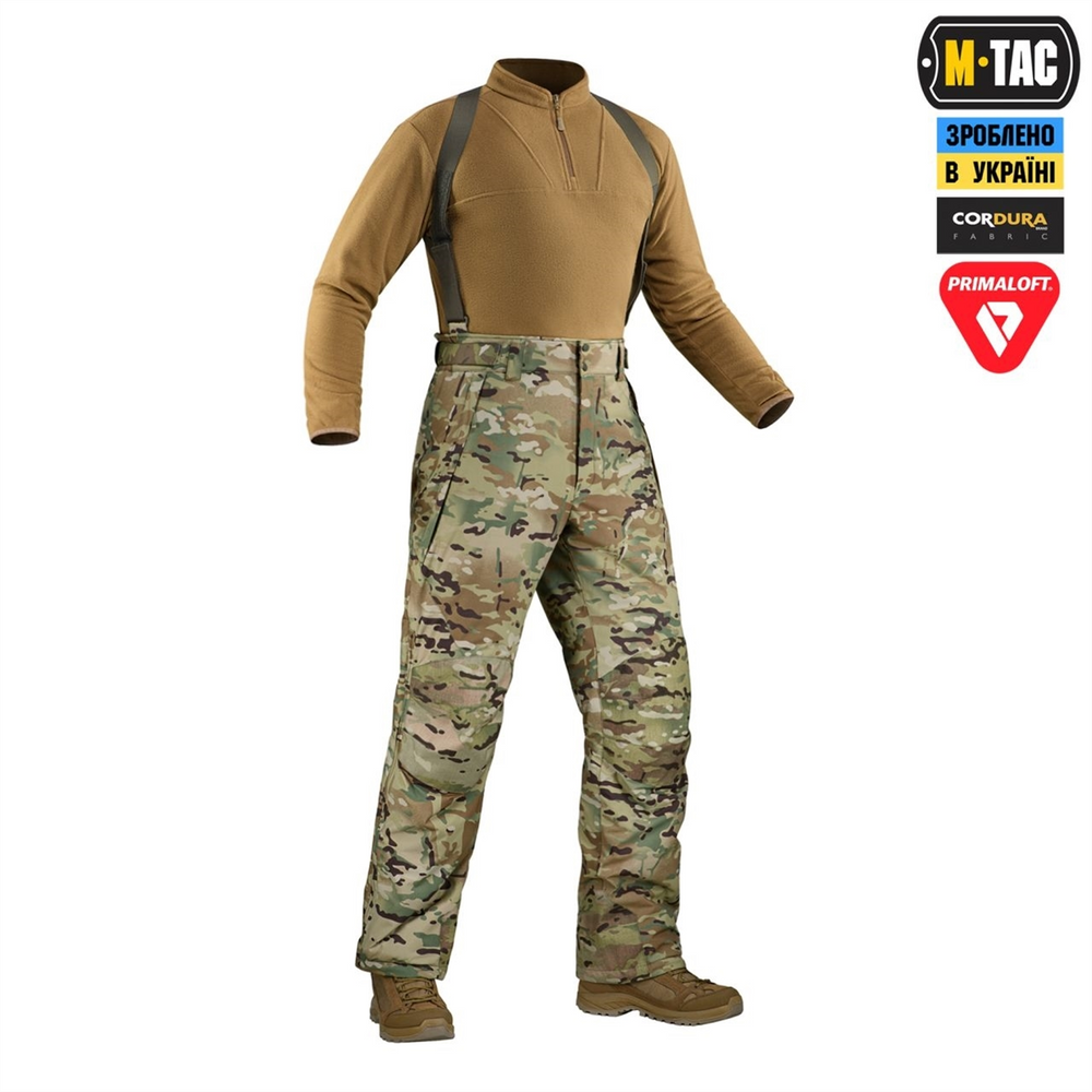 Штани M-Tac зимові Alpha Pro Primaloft MC Зелені (Multicam) (XL/L) 239658 фото