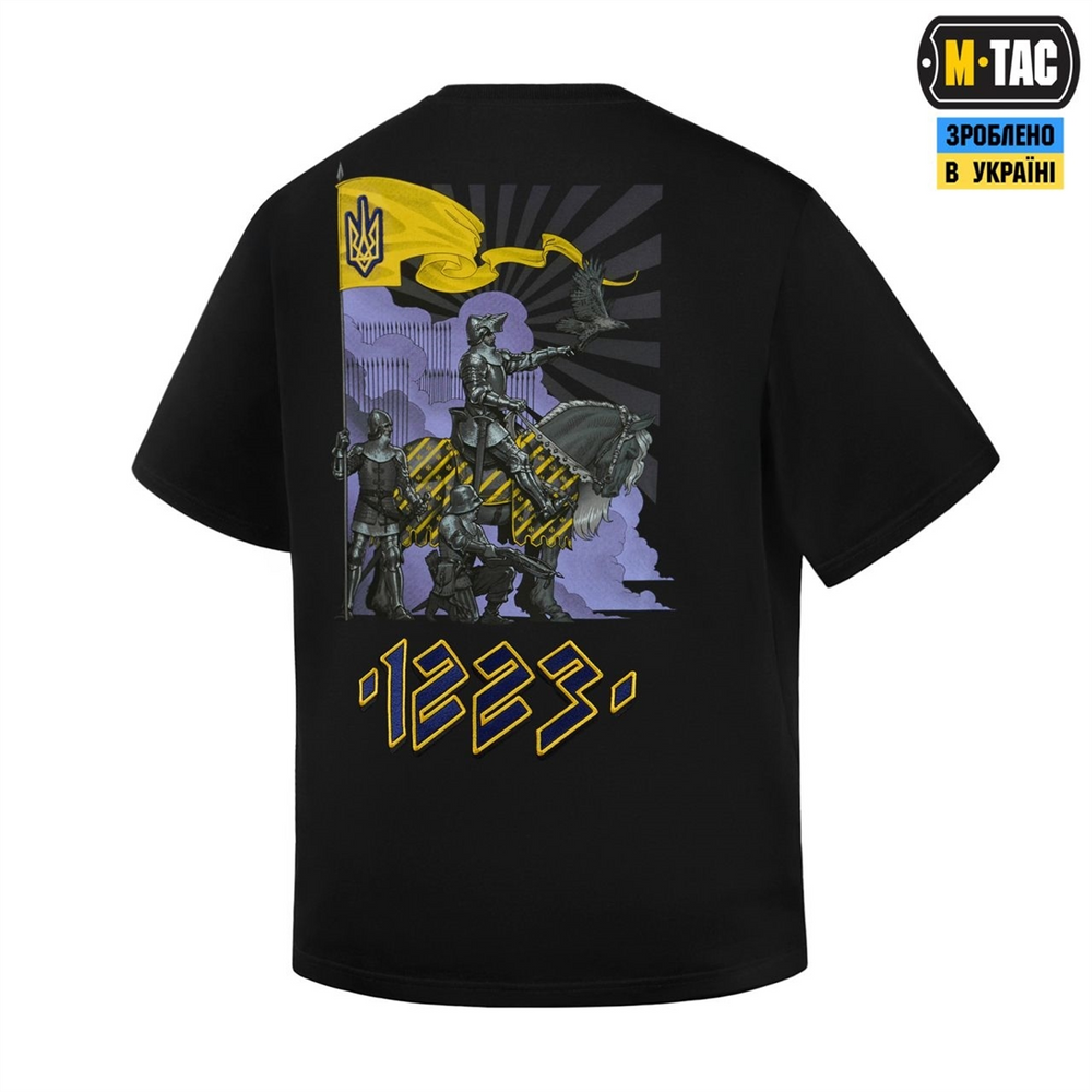 Футболка M-Tac 1223 Embroidery Cotton Hard Чорна (Black) (M) 248227 фото
