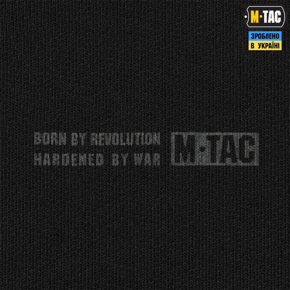 Кофта M-Tac Hoodie Born by Revolution Hard Чорна (Black) (S) 228507 фото