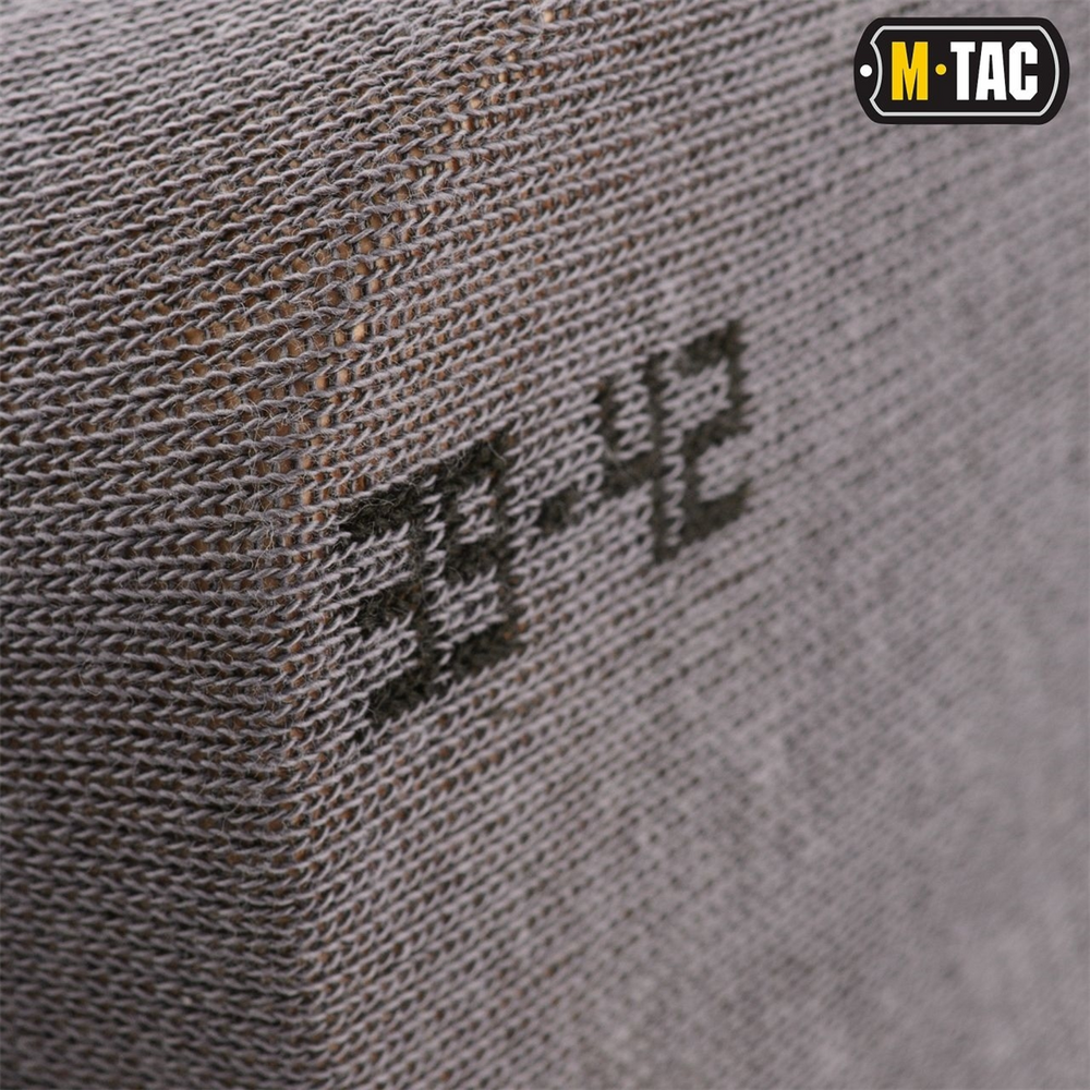 Шкарпетки M-Tac легкі Mk.3 39-42 Сірі (Dark Grey) 219411 фото
