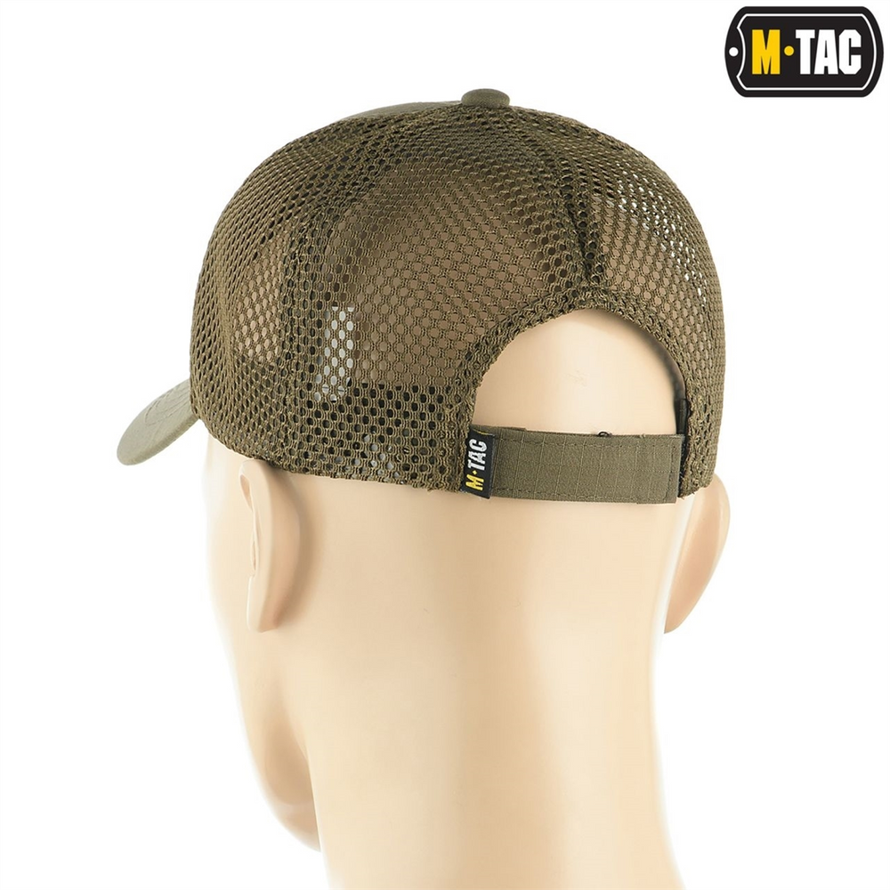 Бейсболка M-Tac з сіткою Flex ріп-стоп L/XL (40569048-58) Зелена (Dark Olive) 217494 фото
