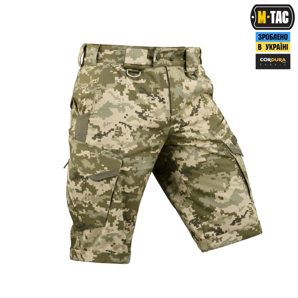 Шорти M-Tac Aggressor Gen.II Flex рип-стоп MM14 Зелені (Multicam) (L) 225503 фото